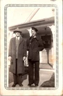 Vintage 1940s WW2 Photo Sailor home on leave. 3.5'' x 5'' Black and White