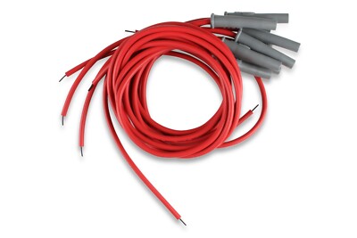 MSD Super Conductor Spark Plug Wire Set, 8 Cyl Multi-Angle Plug, Socket/Hei - Re