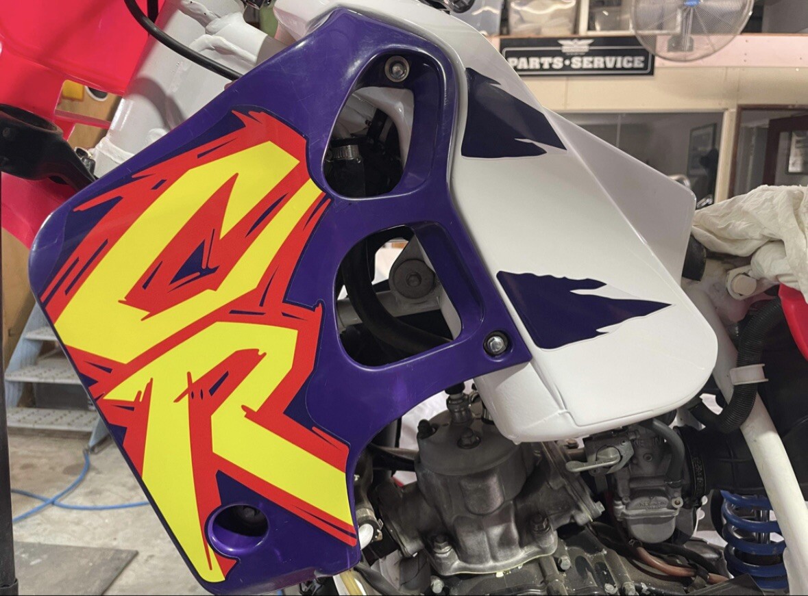 Honda 1995 CR80 Radiator Shroud Decal / Sticker Kit eBay