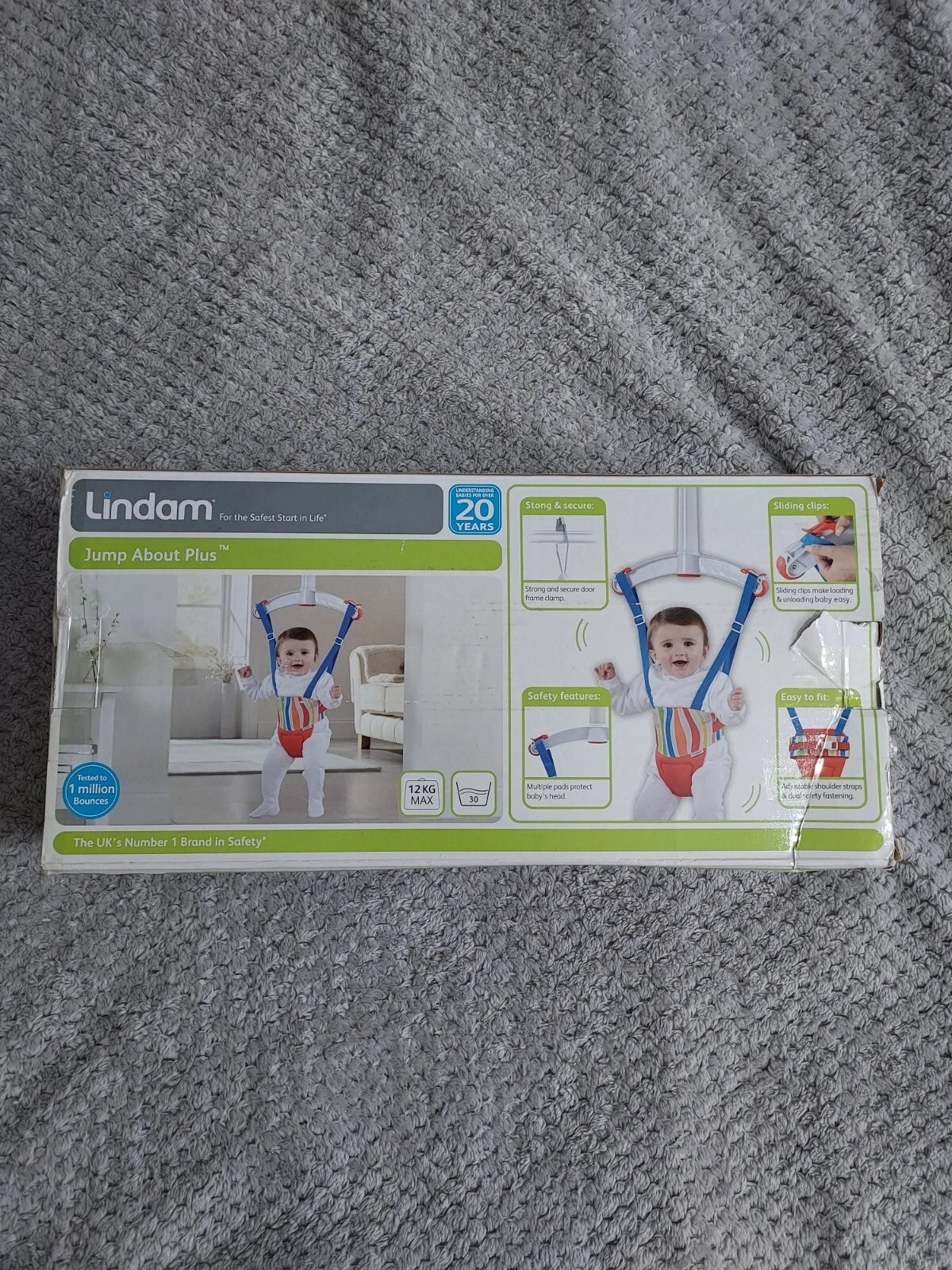 lindam baby bouncer Jump About Plus 12kg max FREE DELIVERY