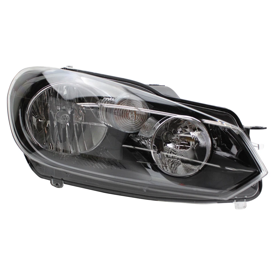 Faro halógeno derecho pasajero delantero Hella para VW Volkswagen GTI Golf Foto 3 de 4