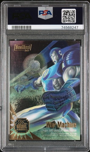 1995 Flair '95 Marvel Annual Duoblast #3 Iron Man / War Machine - PSA 9 - Picture 2 of 3