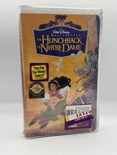 Walt Disney VHS Masterpiece Collection The Hunchback of Notre Dame New Sealed