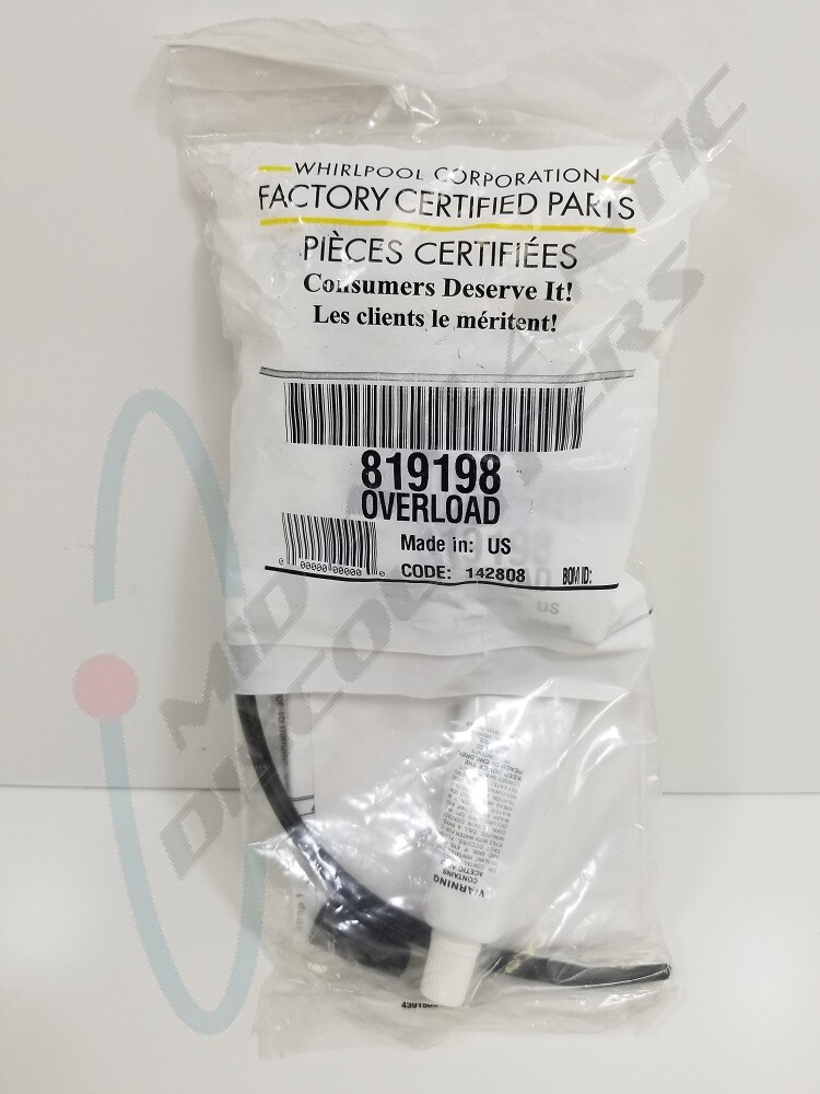 NOS Genuine OEM Whirlpool Refrigerator Compressor Relay and Overload