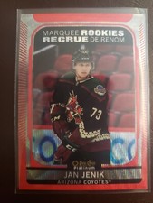 2021-22 Jan Jenik Red Surge Marquee Rookies O-Pee-Chee Platinum Hockey Upper...