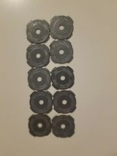 Lot of 10 Webster Chicago Corporation Metal 45RPM Record Spindle Adapters