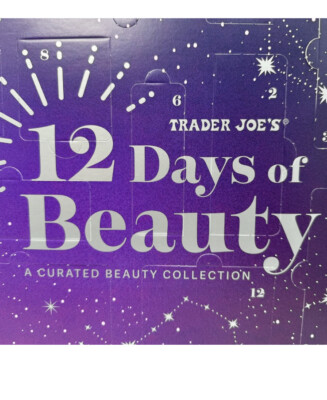 New Trader Joe s 12 Days of Beauty  Holiday Advent Calendar Christmas Box 