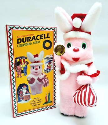 Christmas Bunny Limited Collectable Edition Vintage Duracell Christmas Bunny Limited Collectable Edition Vintage Duracell