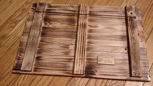 Wooden U.S.A. Flag Sign Handmade Don't Tread On Me Master Chief Fredrick Wright! - Picture 3 of 5