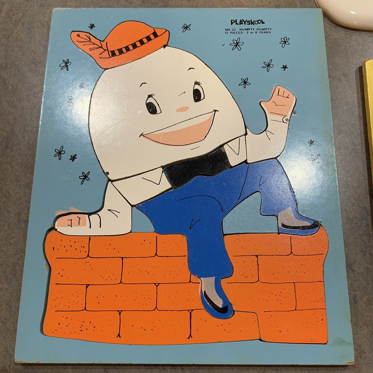 新品7inch PLACEBO Humpty Dumpty Humpty Dumpty Break Apart Puzzle (1946) - Etsy