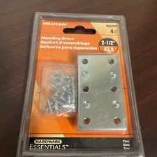 The Hillman Group 852205 Brace Mending Plate, 2-1/2" x 1-3/8"