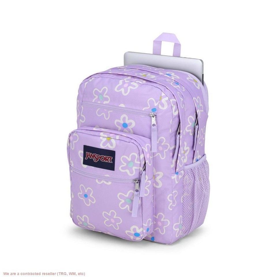 JanSport Big Student 17.5" Backpack Fresh Floral Lilac eBay