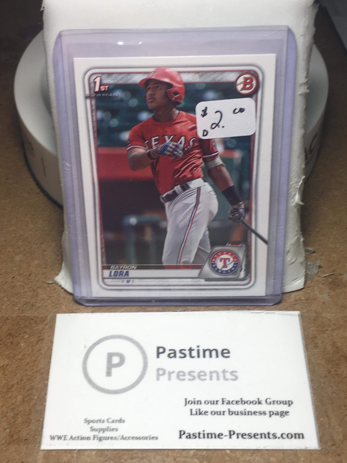 2020 Bowman #BP-52 Bayron Lora 1st Bowman Texas Rangers (D)