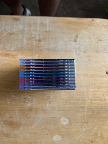 Memorex Pocket CD-R 10 Pack NEW 210MB 24m Cool Color Discs Jewel Cases SEALED - Picture 4 of 4