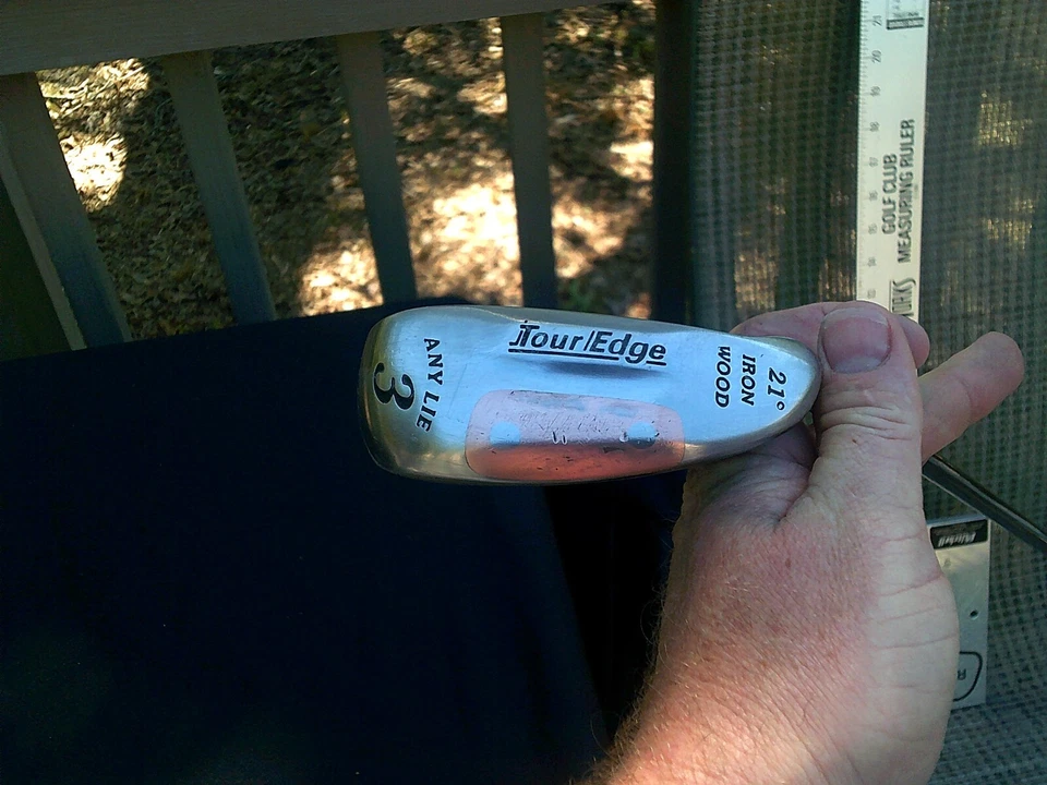 Vintage Tour Edge Iron Wood. 21* Loft Utility Club  Regular Graphite Unique look - Image 3 of 4