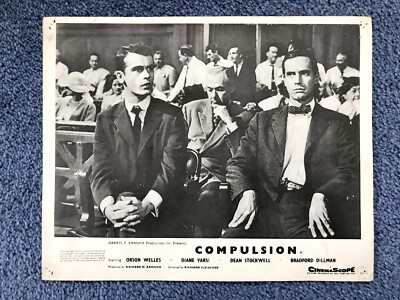 COMPULSION Original Vintage 59 Movie Film Photo DEAN STOCKWELL BRADFORD DILLMAN