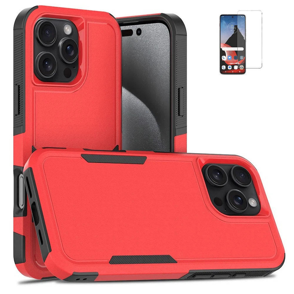 Rugged Hybrid Grip Case for iPhone 16 Pro 6.3 Inch