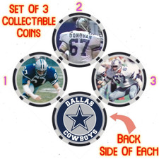 PAT DONOVAN - LEGENDARY COWBOYS FOOTBALL PLAYER - COLLECTABLE COIN SET