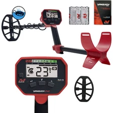 Minelab VANQUISH 340 Metal Detector with V10 10" x 7" Waterproof DD Coil