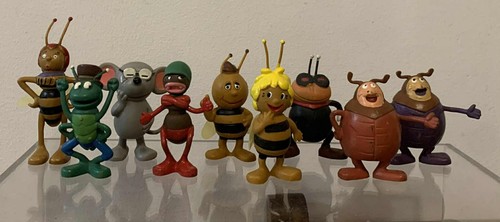 Rare Comp. Coll. Maya the Honey Bee, 9 PVC FIGURES, SCHLEICH, West Germany, 1976 - 第 1/14 張圖片