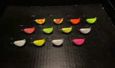 10 Banana Jigs Tog from 1/2oz to 4oz W/ Mustad Ultra Point 2x Black Nickel Hooks