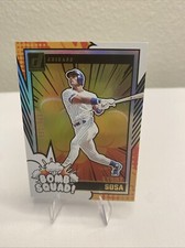 2024 Donruss Baseball Sammy Sosa #18 Bomb Squad Orange 138/199 Chicago Cubs