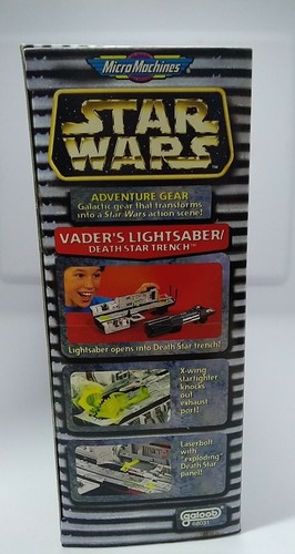 Micro Machines/ Star Wars Darth Vader's Lightsaber /Death Star Trench /1996/ New - Picture 4 of 12