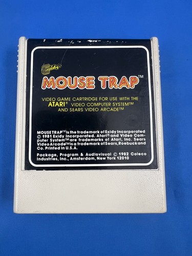 QBert ~ Starmaster ~ Mouse Trap ~ Atari 2600 ~ Cleaned Tested ~ Free Shipping ~ - Picture 10 of 12