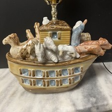 Louisville Stoneware Noah's Ark lamp