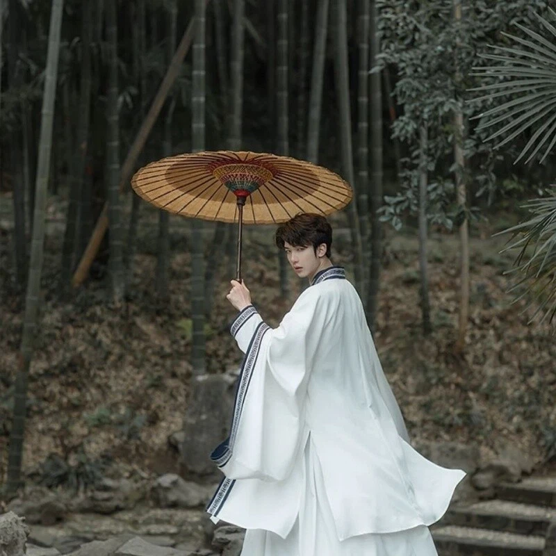 Disfraz Asiático Hanfu WeiJin Estilo Antiguo WuXia Juegos con disfraces Hombres Hadas Parejas Ropa Foto 2 de 4