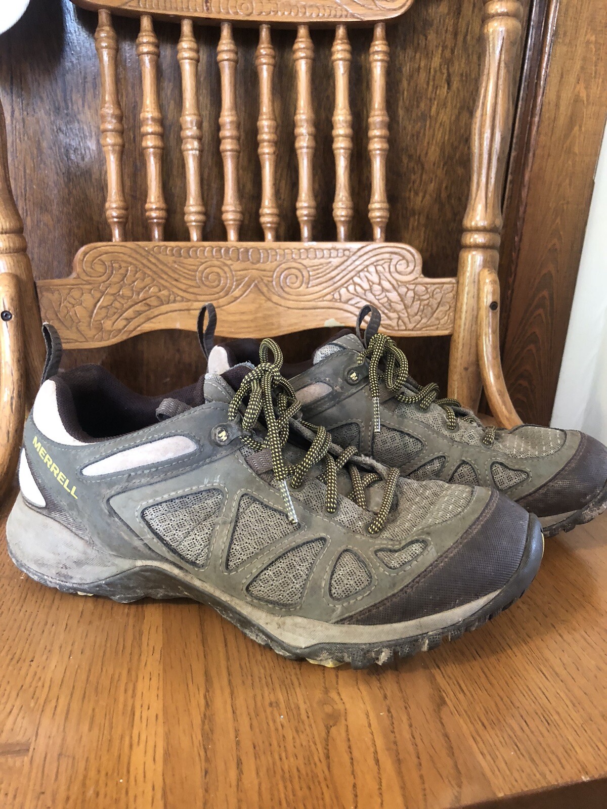 Merrell Sirena Donna Esagonale Q2 QForm2 Escursionismo Trail Running Passeggio Marrone 9 5