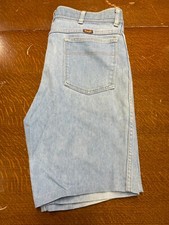 Vintage Wrangler Jeans Cutoff Shorts Men's Size 38x30 Made In USA