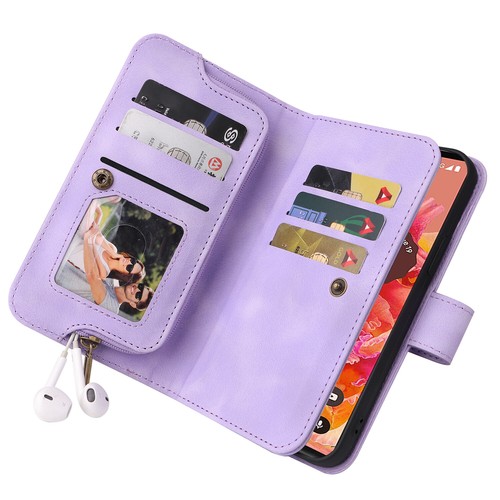 For Google Pixel 6/6a/6 Pro/7/7 Pro Magnetic Flip Stand Crossbody Wallet Case - Zdjęcie 9 z 72