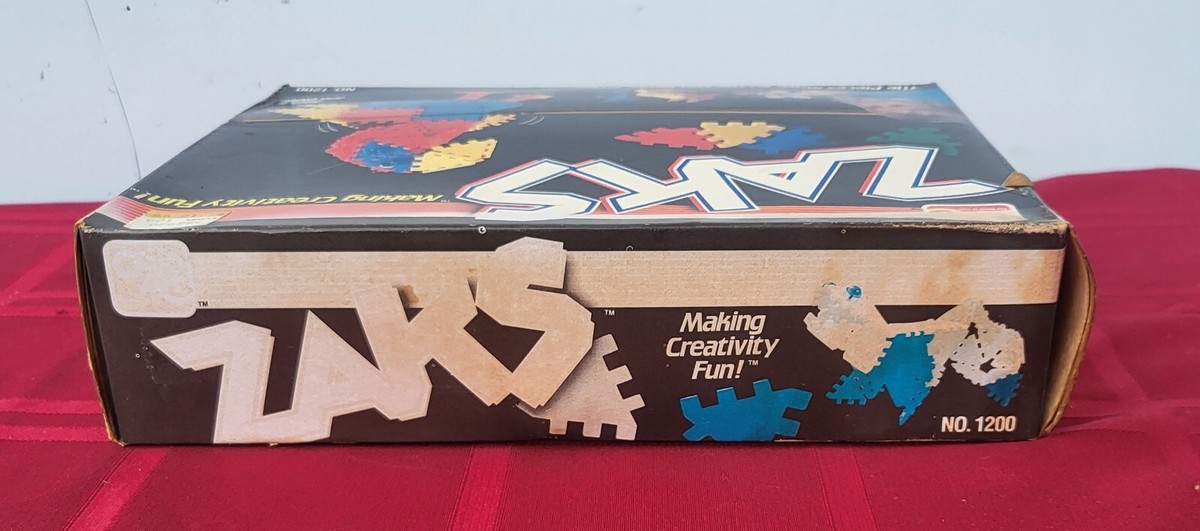 Factory Sealed Vintage 1987 Ohio Art ZAKS Building Toy #1200