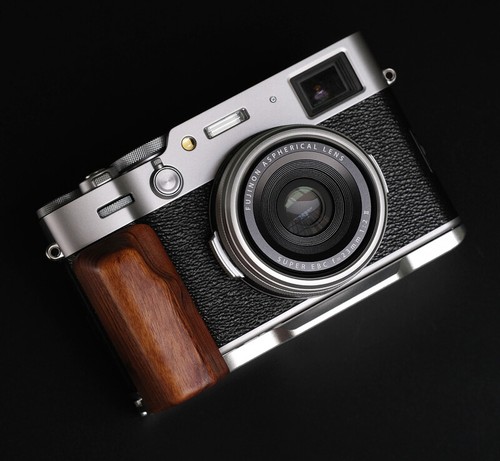 Wood QR L Handle Grip + Alloy Baseplate For Fujifilm X100vi X100 Vi 6 Six Camera - Picture 48 of 55