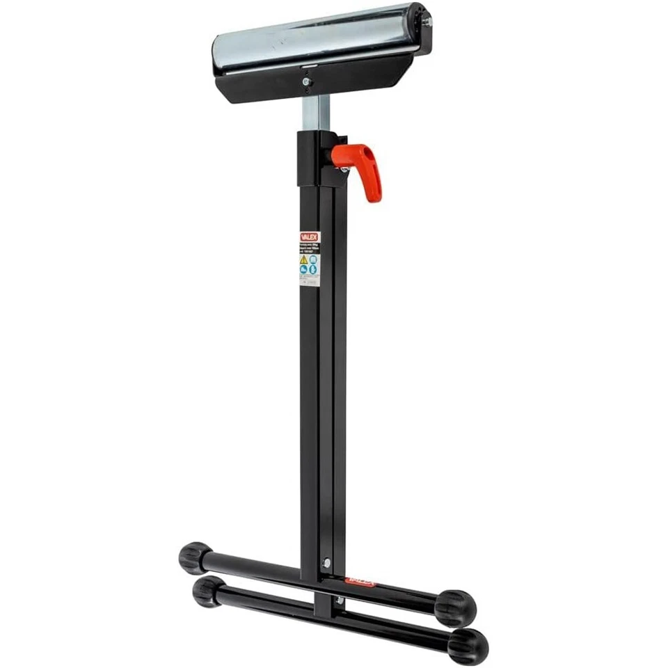 SUPPORTO CAVALLETTO PIEDISTALLO A RULLO PER SEGATRICI PORTATA MAX 80Kg VALEX - Immagine 3 di 4