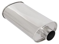 Vibrant 1103 Oval Stainless Steel Muffler