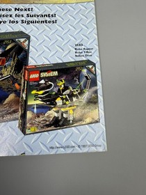 LEGO System 2154 Robo Master Space Instruction Manual Only 1997
