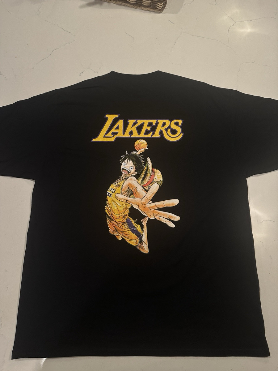 Lakers X One Piece Anime Collab Shirt, SGA 2/28/25 Size XL Lakers X One Piece Anime Collab Shirt, SGA 2/28/25 Size XL