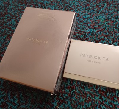 Patrick TA Brow Shaping Clear Wax with Brush New NIB Sealed Champagne Box .17 Oz