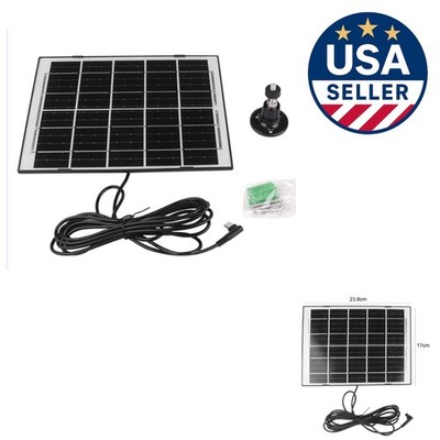Durable 7W Solar Panel Battery Charger for Chicken Coops - Cold-Proof Design