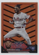 2023 Topps Update Orange & Black Foil Edmundo Sosa #US2 0ol8