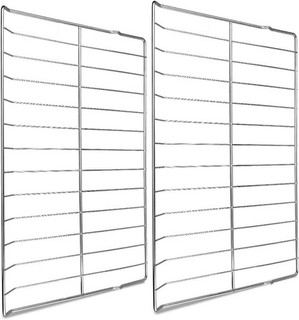 NEW OPEN BOX GUXPCH 2 pack 24.8" MHL63411403 LG Oven Racks Stainless Steel $97