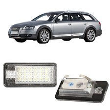 LED Kennzeichenbeleuchtung Licht E-Zulassung für Audi A6 Allroad C6 4FH 06-11