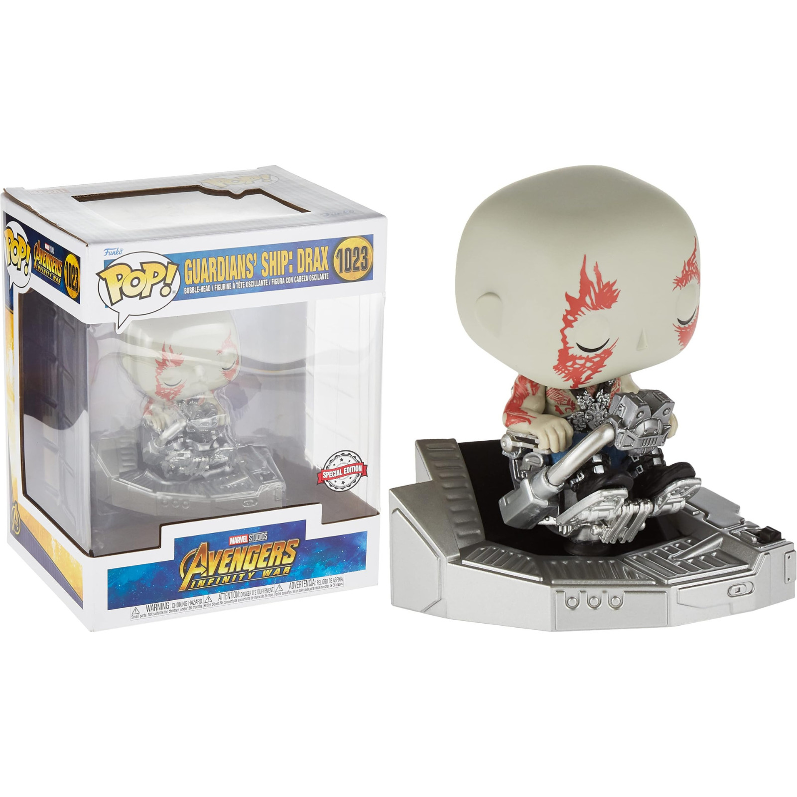 Funko Pop Drax 1023 figurine vinyle 9cm Marvel Avengers haute finition