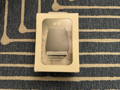 ezpz Tiny Cup Infant Training Cup BPA Free Silicone Grey 2oz