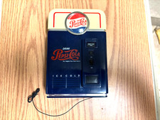 Vtg1998 PEPSI COLA MINI VENDING MACHINE RADIO-Replica-AM FM Transistor Radio