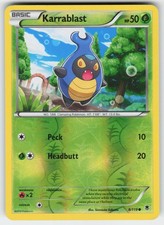 Karrablast 8/119 Common Phantom Forces Pokemon Reverse Holo Lightly Played
