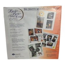 New Creative Memories 12"x12" Square Border Basics Scrapbook Pages 5 Sheets 1999