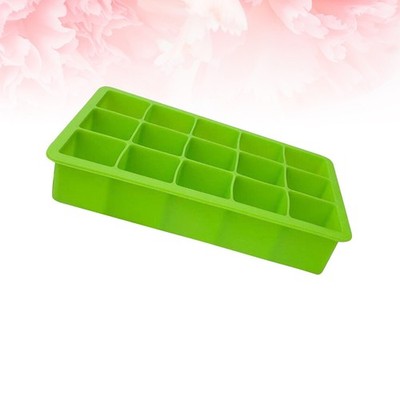  15 Hohlräume Eiswürfel Kuchenform DIY Silikon Eisziegelform für Eisgelee